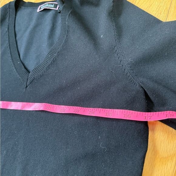 Golftini black v neck sweater - Picture 7 of 8